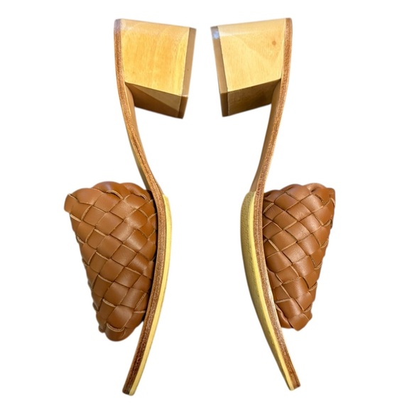 Liberté Santorini Woven Mule Sandal in Cognac Size 9 - Picture 4 of 9